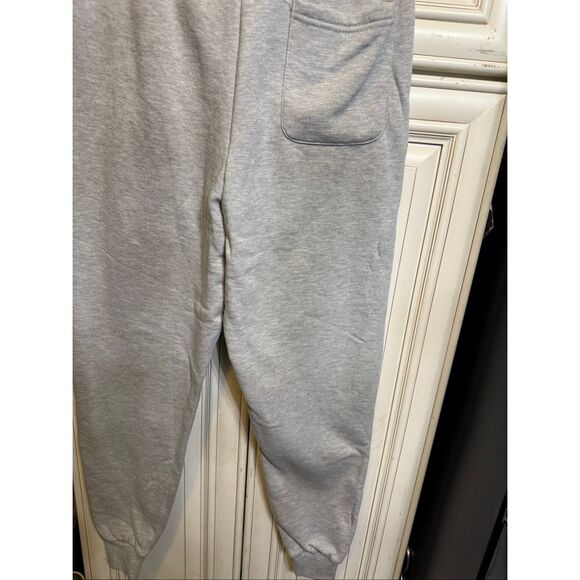 Fashion Nova Men's Heather Elastic Waist Drawstring Jogger Sweatpants Gray Small - Picture 4 of 11